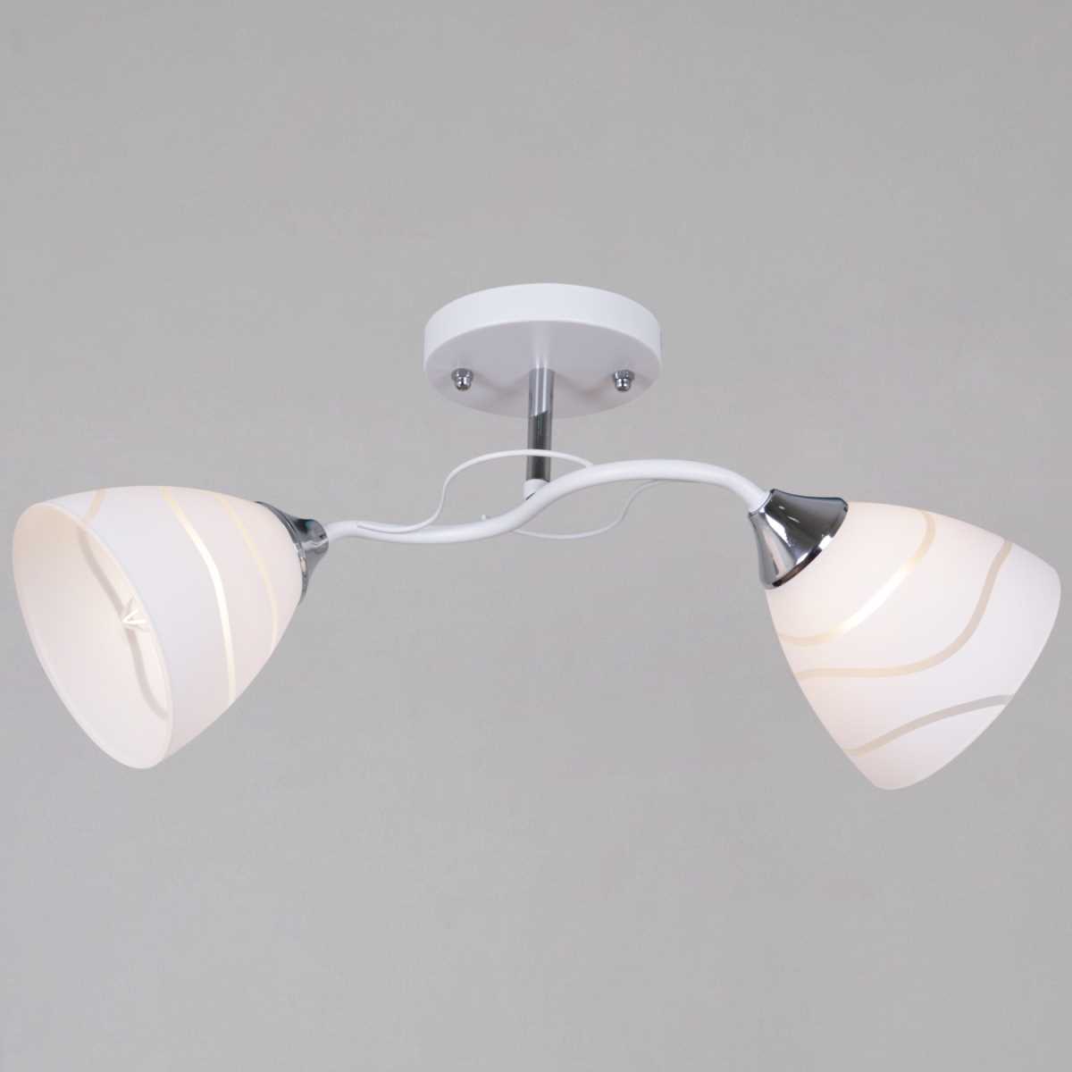 Потолочная люстра Reluce 89360-0.3-02 WH+CR