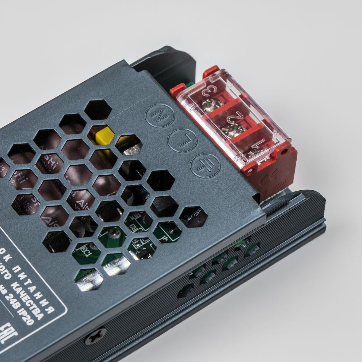 Тросовая система 5м и блок питания на 100W (max мощность ленты 18W/метр) Corda Lightstar (418005+418990+424100) 100CORDA5