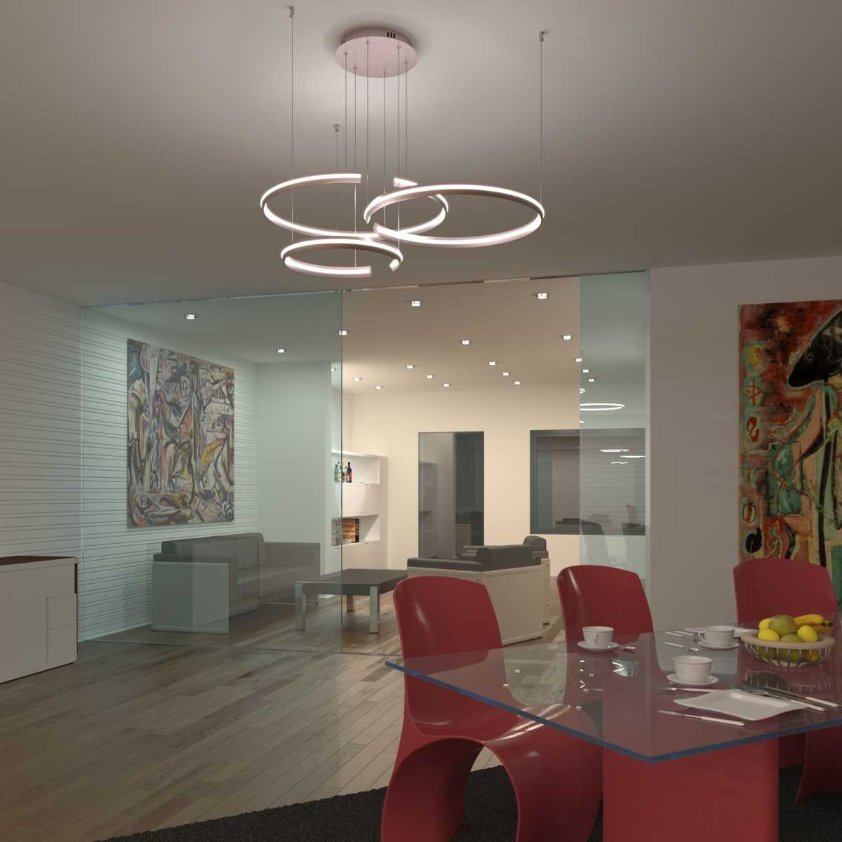 Подвесной светильник Eurosvet 90180/3 сатин-никель