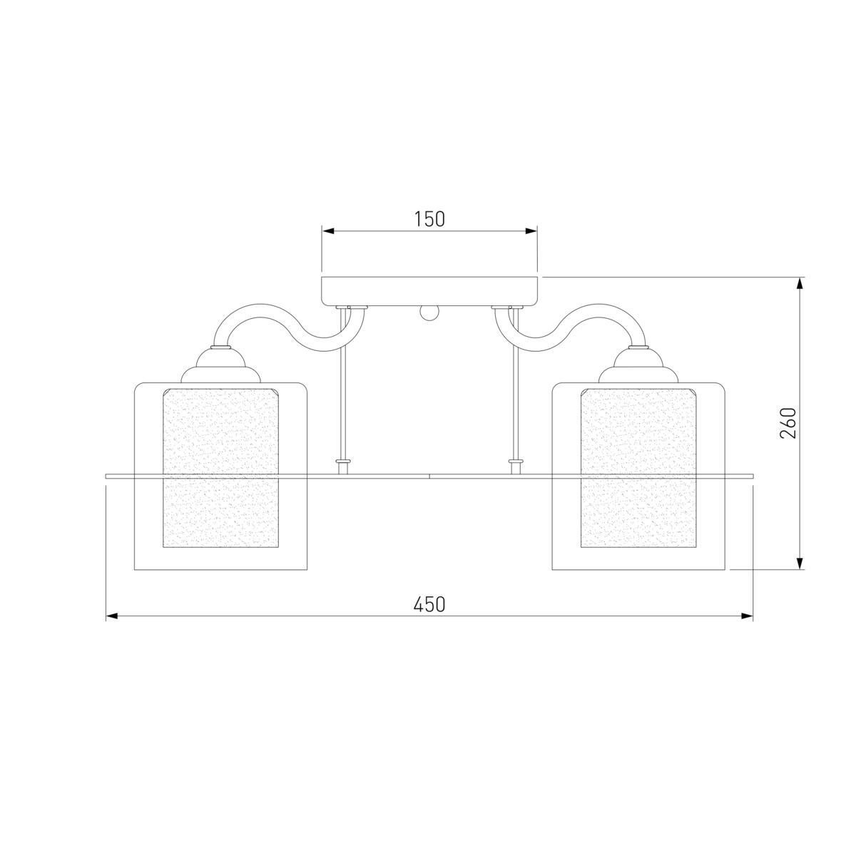 Потолочная люстра Eurosvet 30160/3 хром