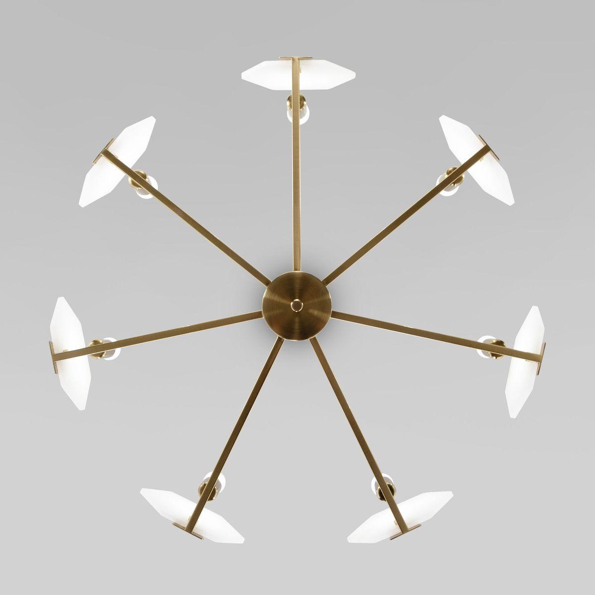 Потолочная люстра Eurosvet Marble 60158/7 латунь