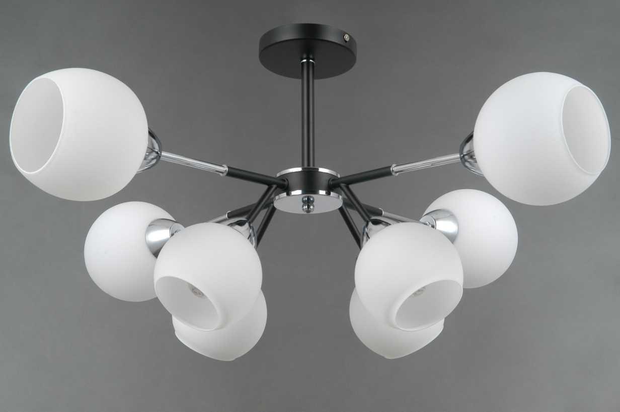 Люстра Illumico IL0715-8CSQ-24 BK CR LIBRA