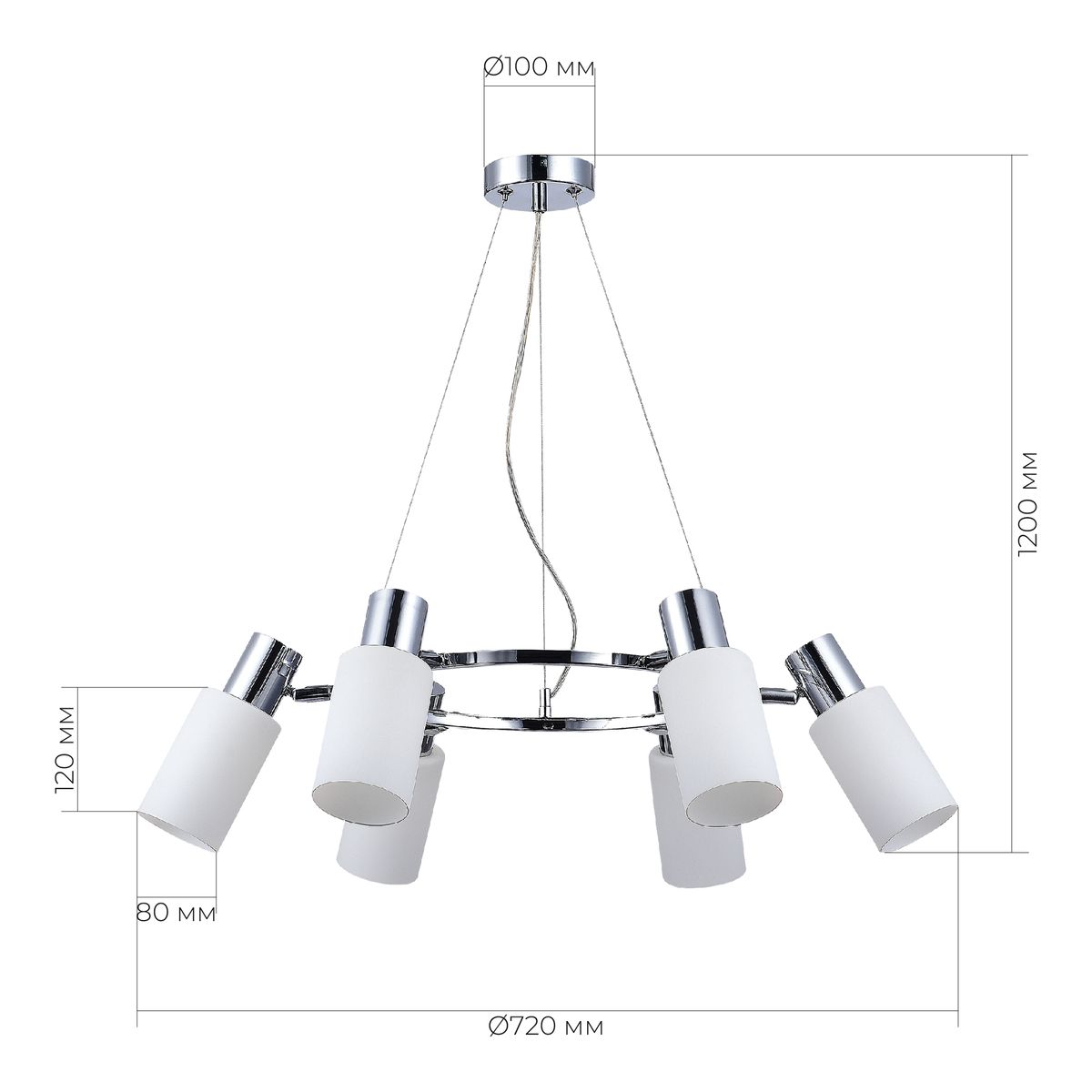 Подвесная люстра Evoluce Gessi SLE1139-103-06