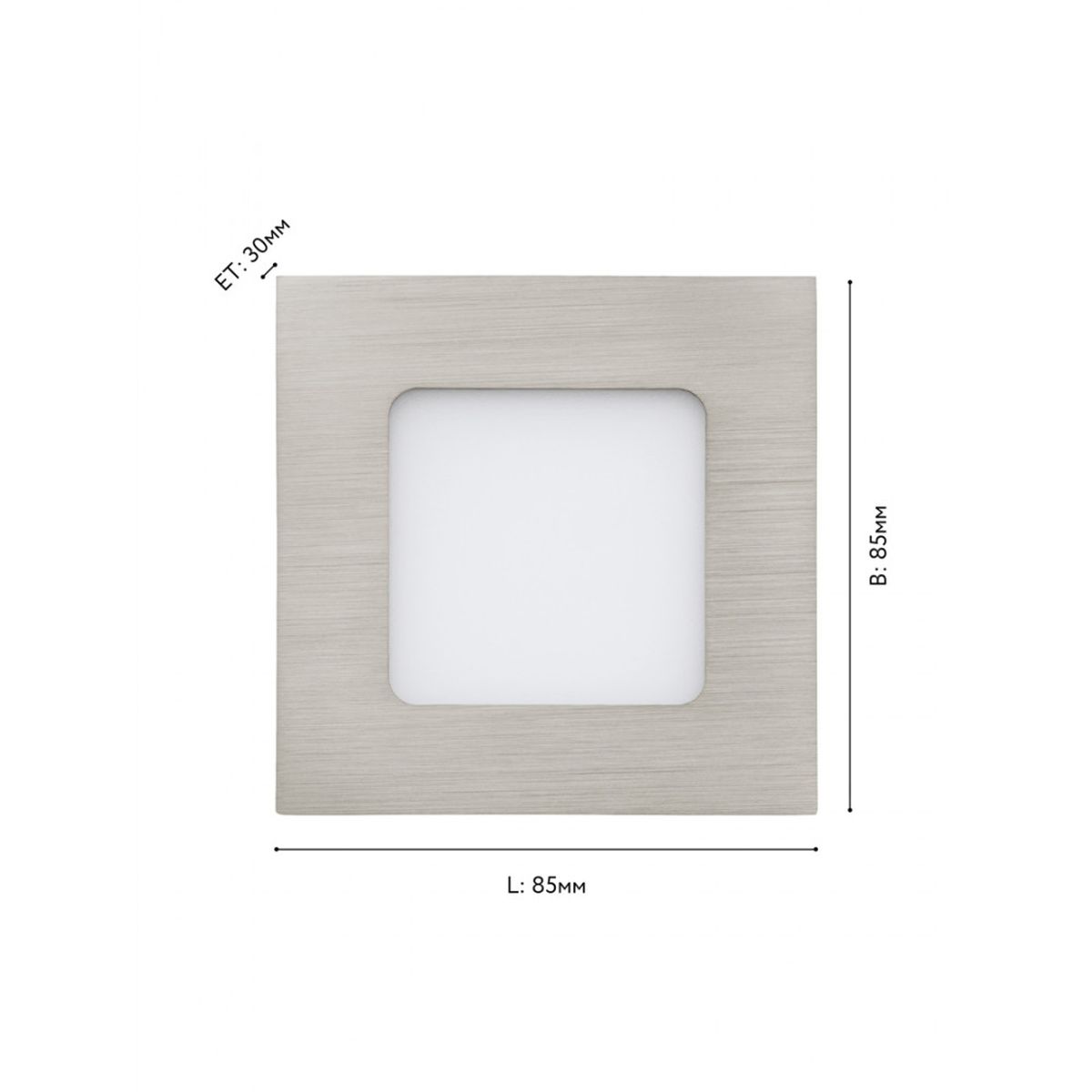 Встраиваемый светодиодный светильник Eglo Fueva 1 95466