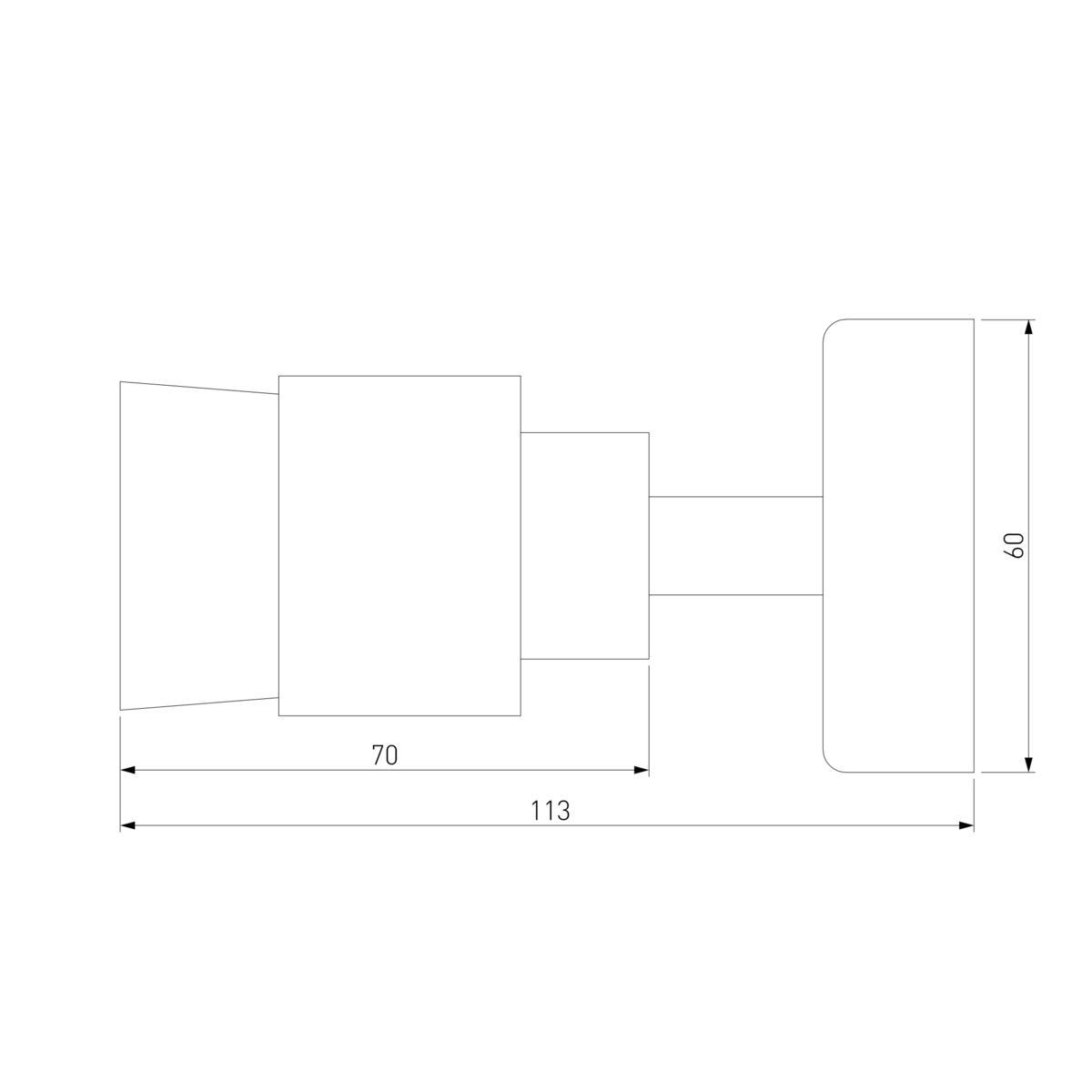 Светодиодный спот Eurosvet Plat 20125/1 белый