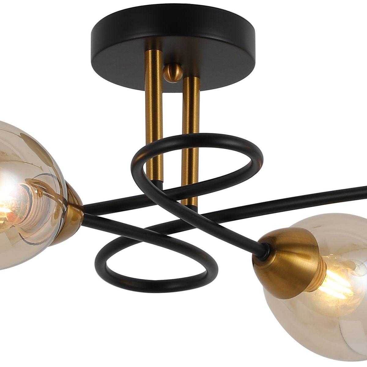 Потолочная люстра Illumico IL8263-4COU-79 BK GD