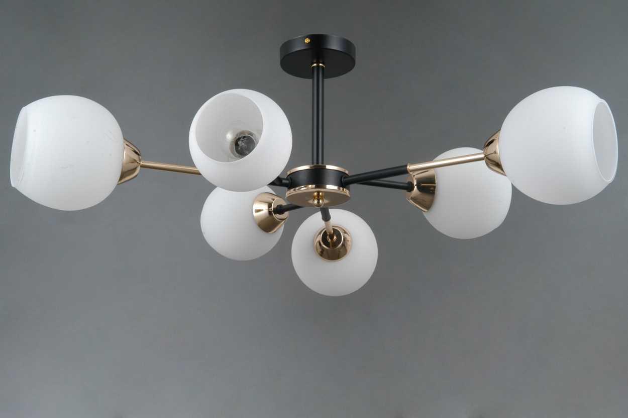 Люстра Illumico IL0715-6CSQ-24 BK GD LIBRA