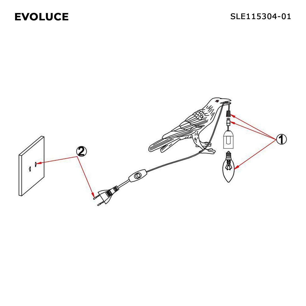 Настольная лампа Evoluce Gavi SLE115304-01