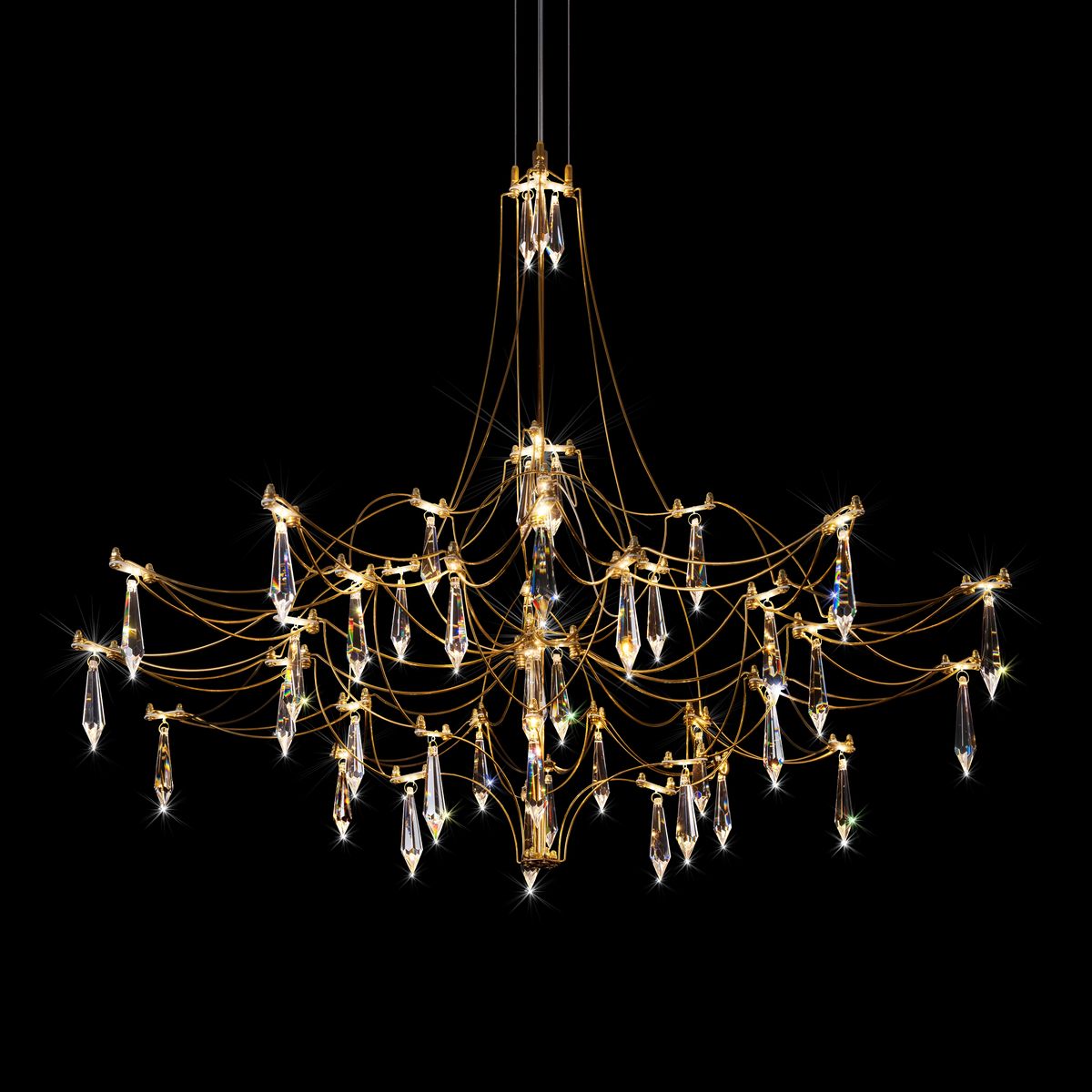 Подвесная люстра Loft IT Mira 10588/800 Gold Asfour