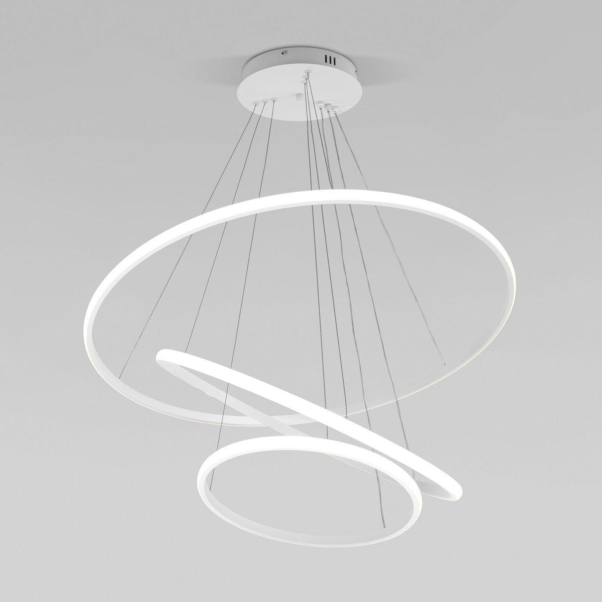 Подвесной светодиодный светильник Eurosvet Collars 90264/3 белый