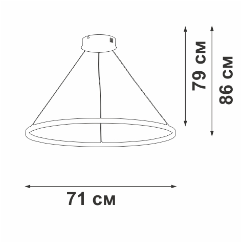 Люстра Vitaluce V2516DT-0/1S