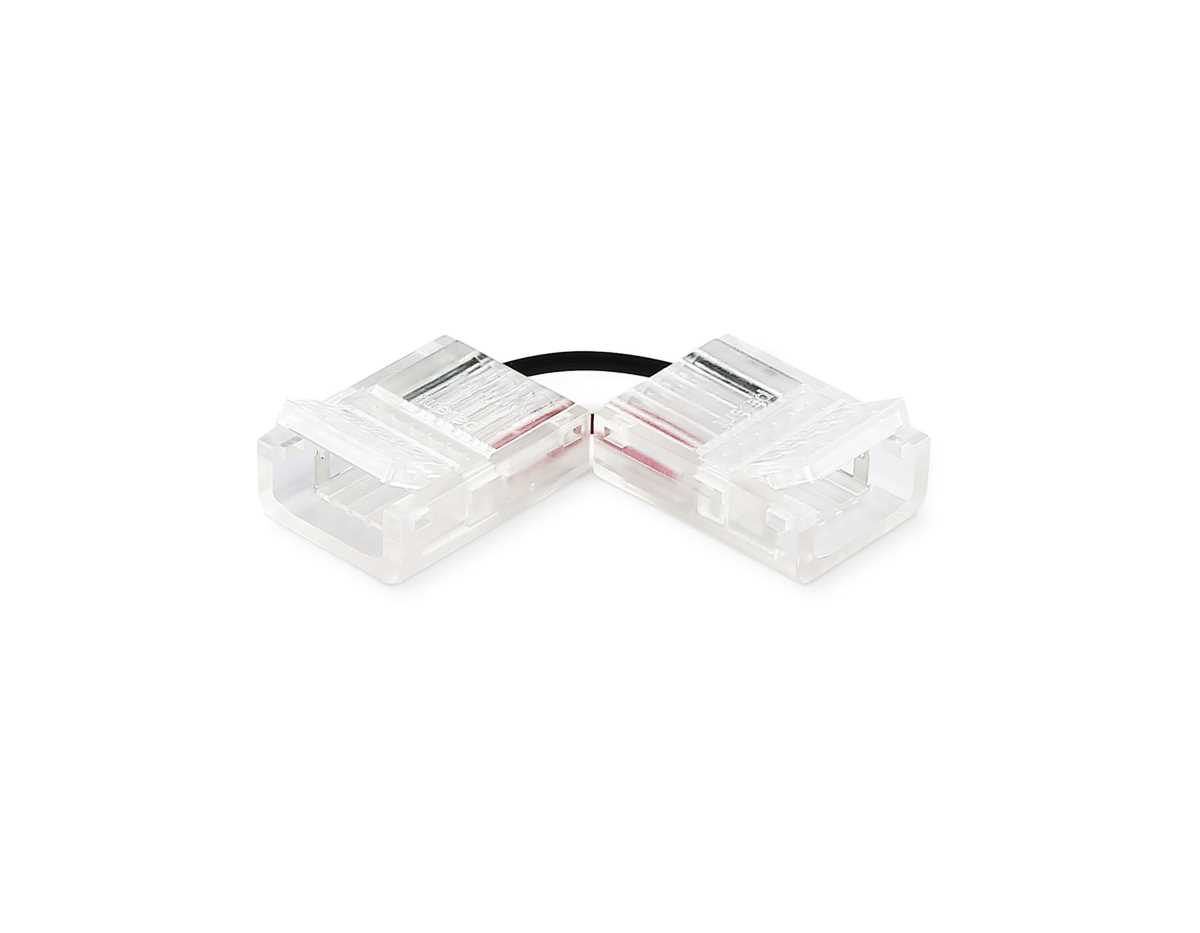 Соединитель угловой AMBRELLA LIGHT ILLUMINATION COB 12/24V для лент 12mm (2 конт.) (10шт. в комплекте) GS6871