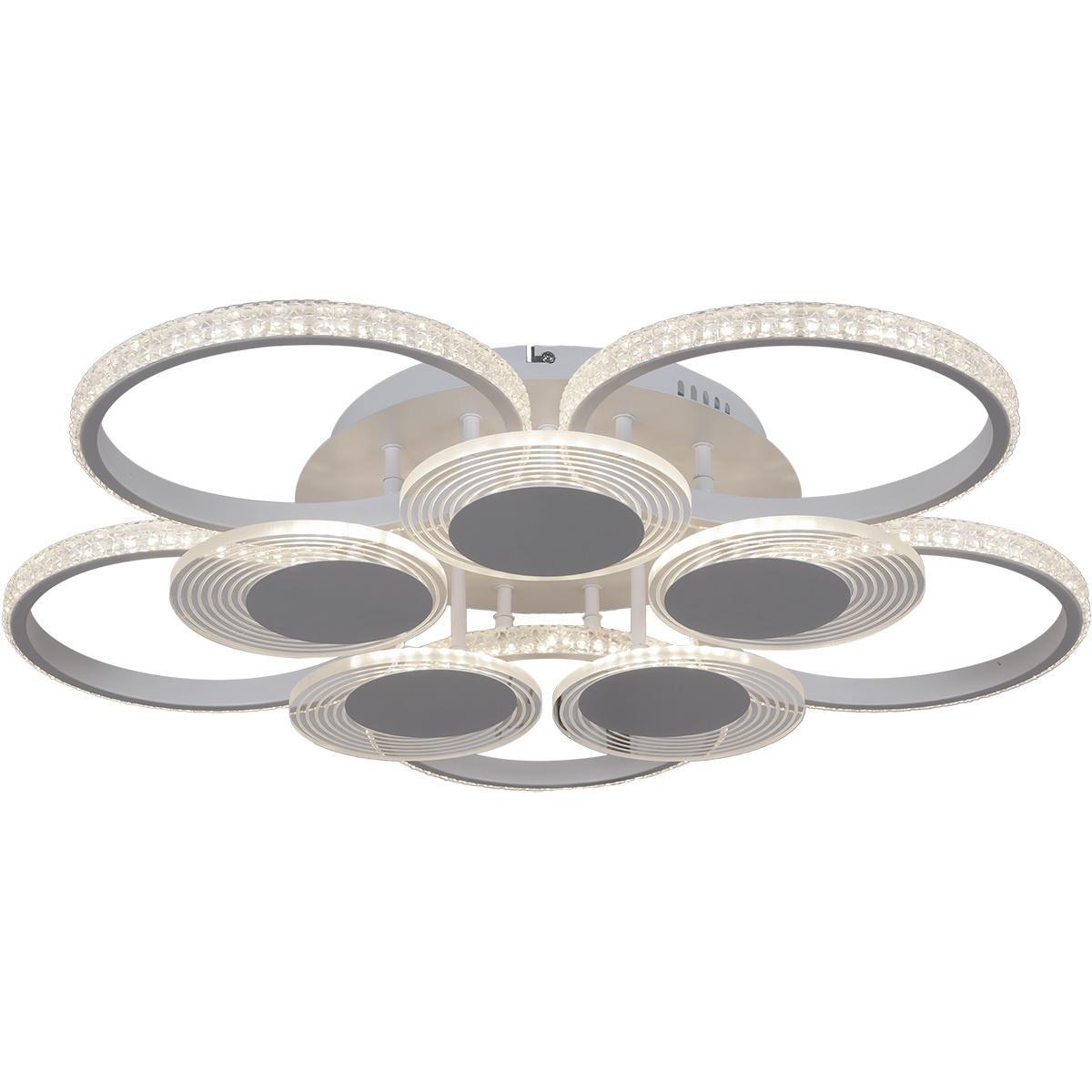 Потолочная светодиодная люстра Reluce 05883-0.3-5+5C WH