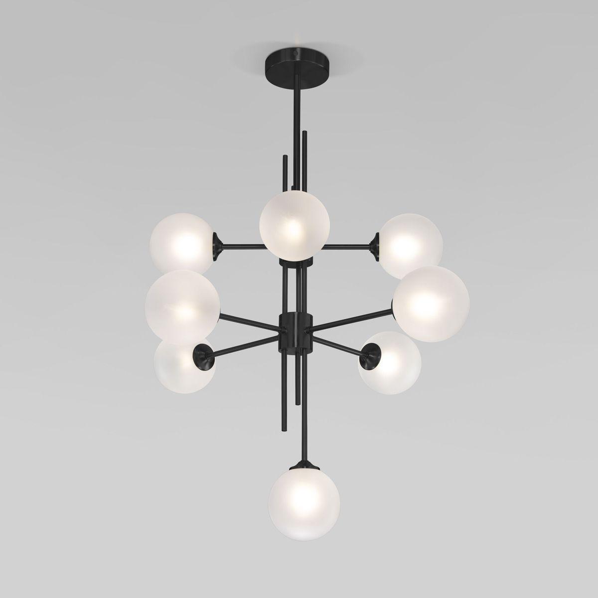 Подвесная люстра Eurosvet Volver 50383 черный Smart