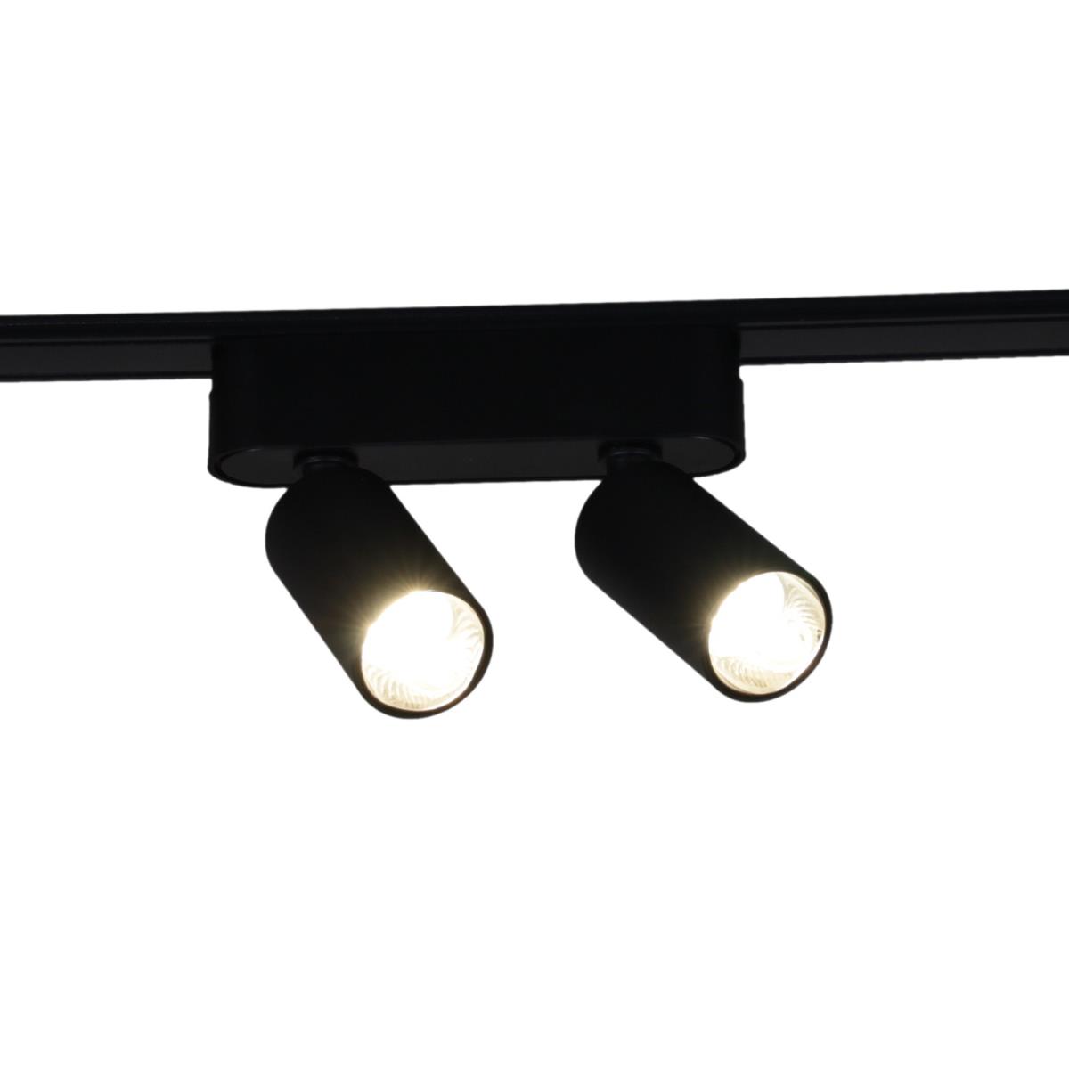 Трековый светодиодный светильник Reluce 13005-9.3-002UR magnetic LED2x5W BK