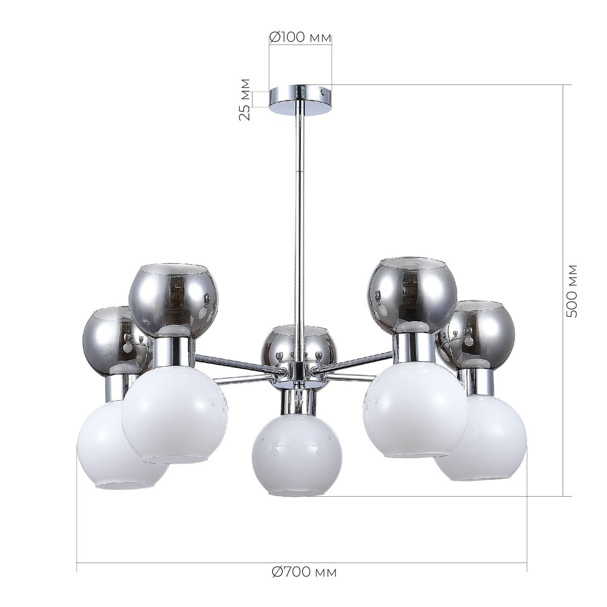 Потолочная люстра Evoluce Thonet SLE1138-102-10