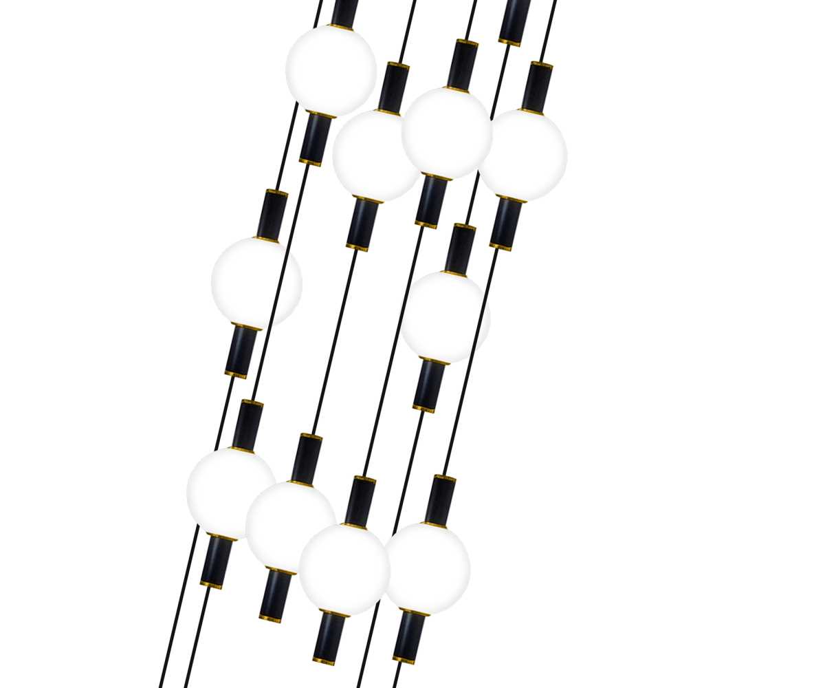 Подвесная светодиодная люстра Kink Light Луена 07637-18A,19(01)