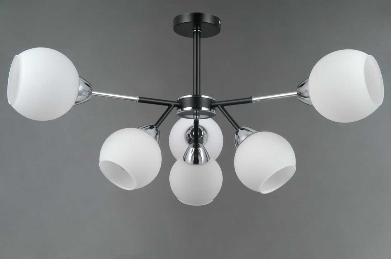 Люстра Illumico IL0715-6CSQ-24 BK CR LIBRA