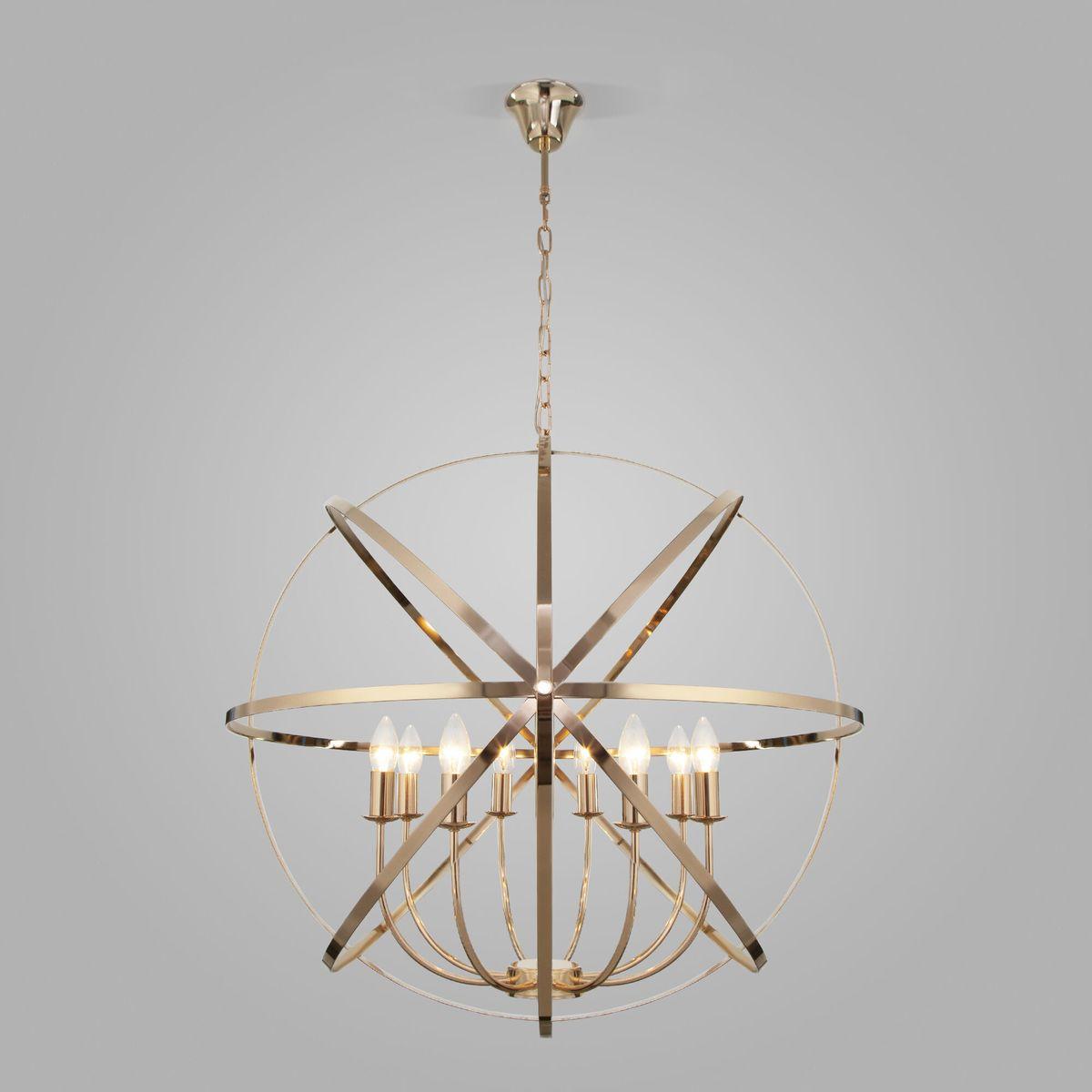 Подвесная люстра Eurosvet Santi 60139/8 золото