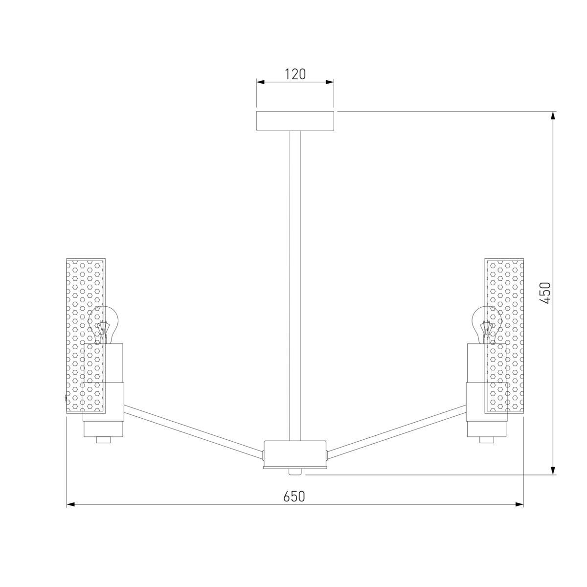 Потолочная люстра Eurosvet Grino 70139/6 латунь