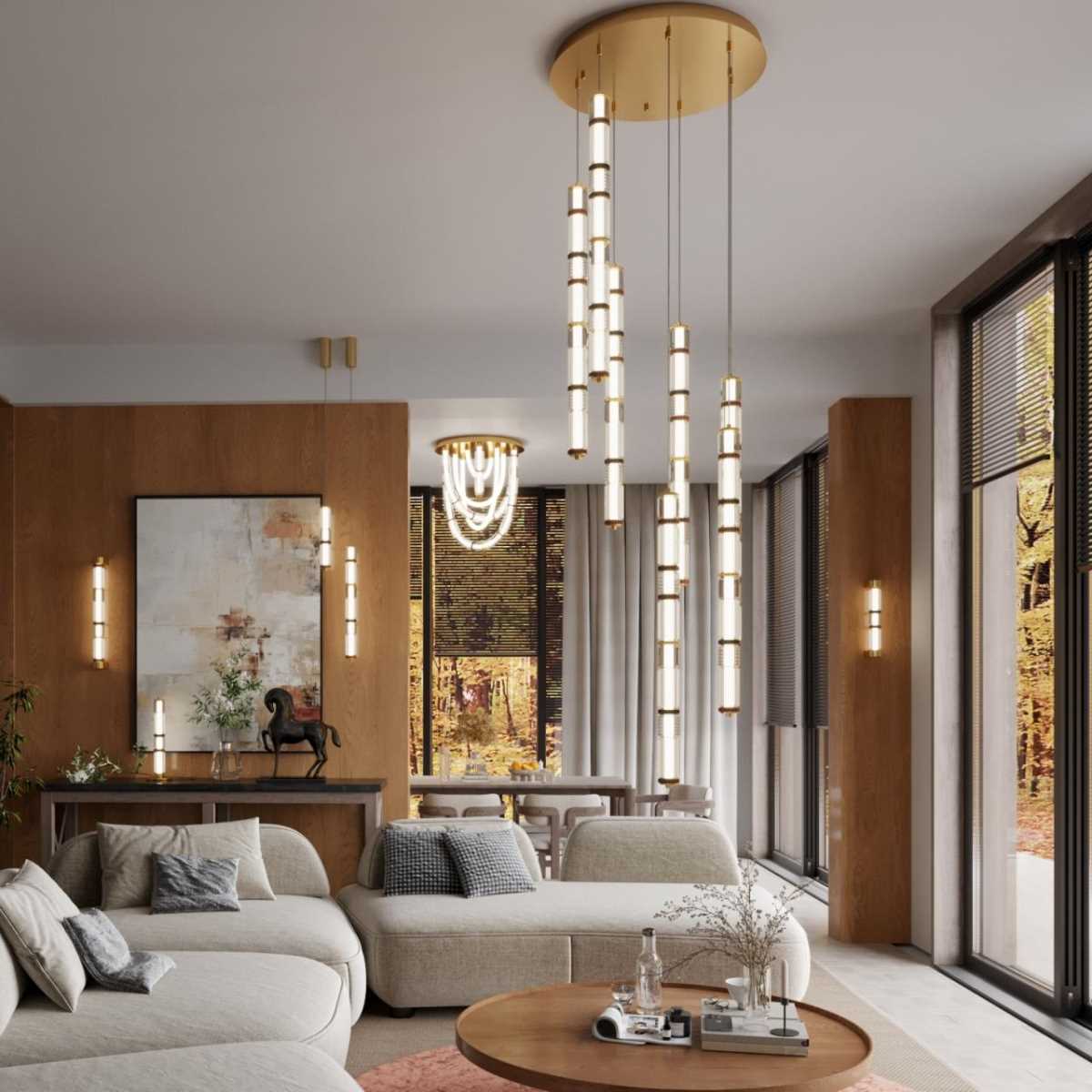 Настенный светильник Odeon Light Collier L-Vision 5455/12WL