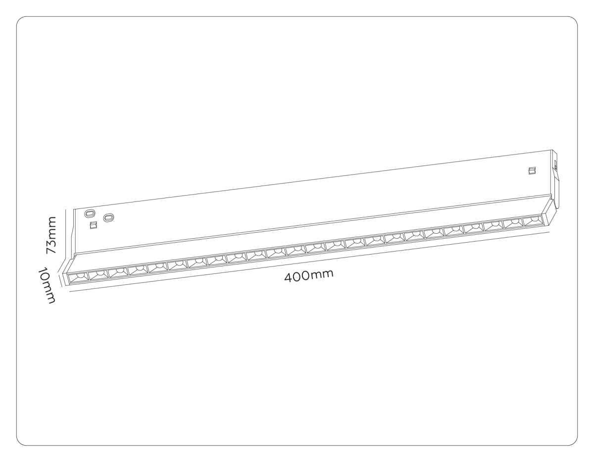 Трековый линейный светильник Ambrella Light TRACK SYSTEM GL2365