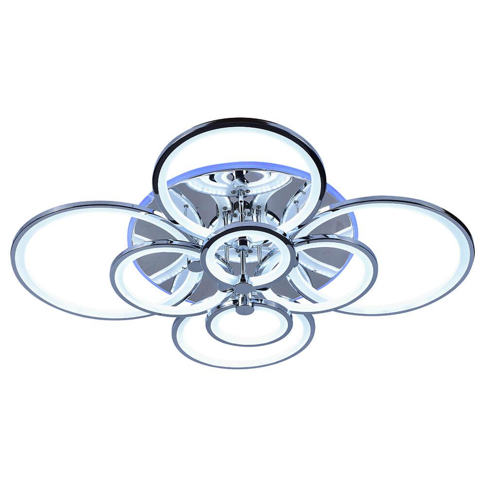 Потолочная светодиодная люстра Profit Light 8077/8 CHR