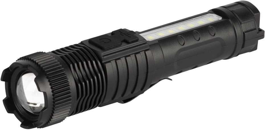 Светодиодный фонарь ЭРА UA-401 универсальный аккумуляторный 3 Вт LED + 3 Вт COB оптический Zoom 3 режима магнит type C Б0069803