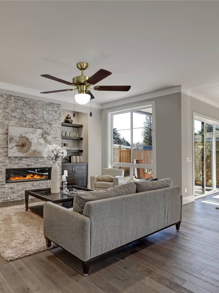 Потолочная люстра-вентилятор Eglo Cadiz 35075