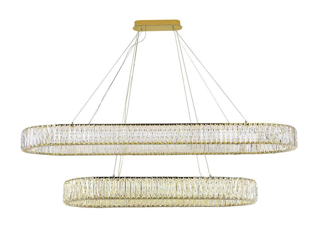 Подвесной светодиодный светильник Newport 8240/90 oval gold М0067858