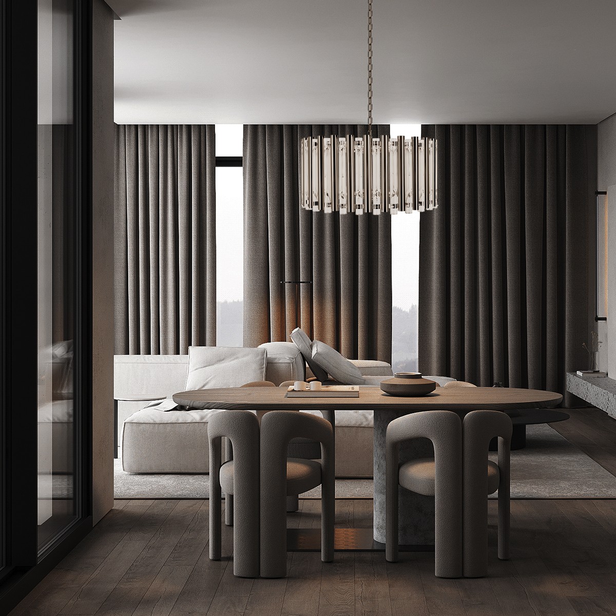 Подвесной светильник LOFT IT Boucle 10438/4