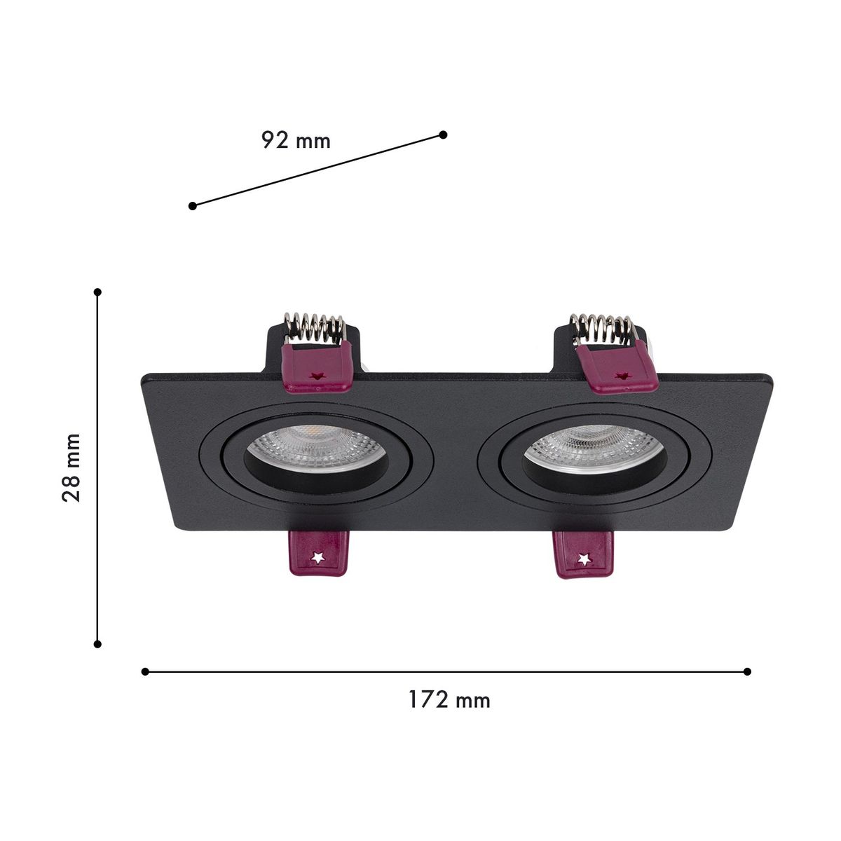 Встраиваемый светильник Favourite Lamppu 4646-2C