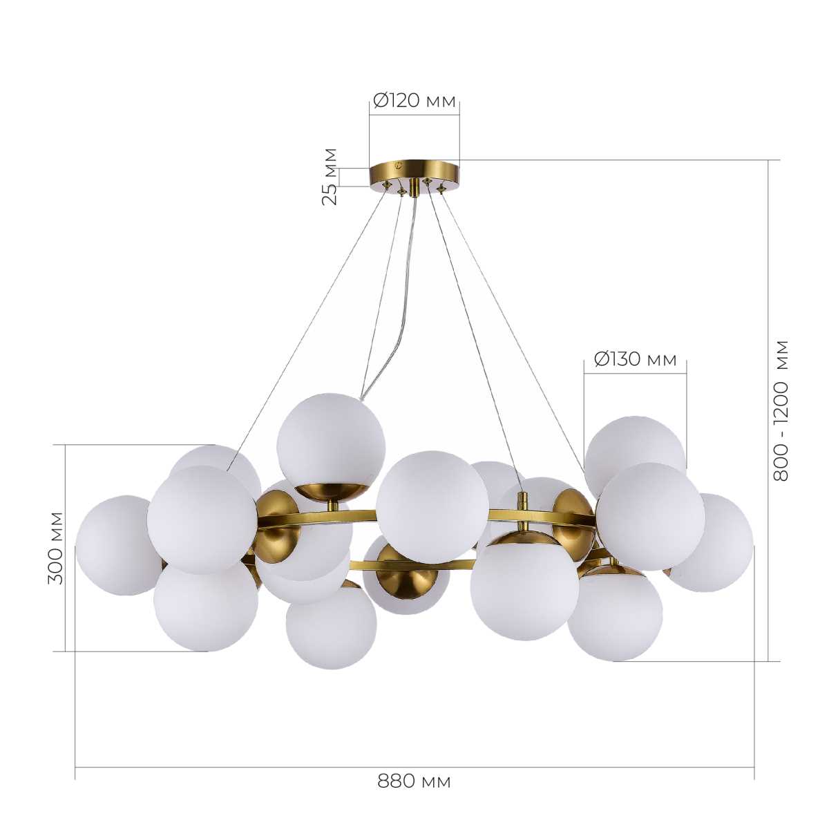 Подвесная люстра Evoluce FRATTA SLE1191-203-20
