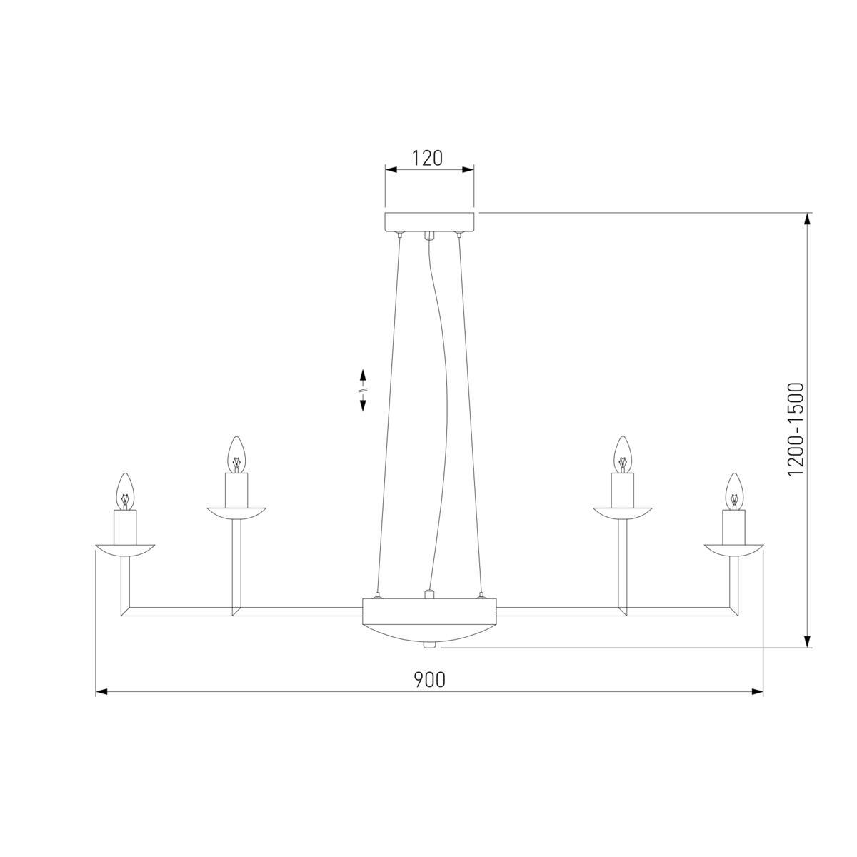 Подвесная люстра Eurosvet Cariso 60150/18 хром