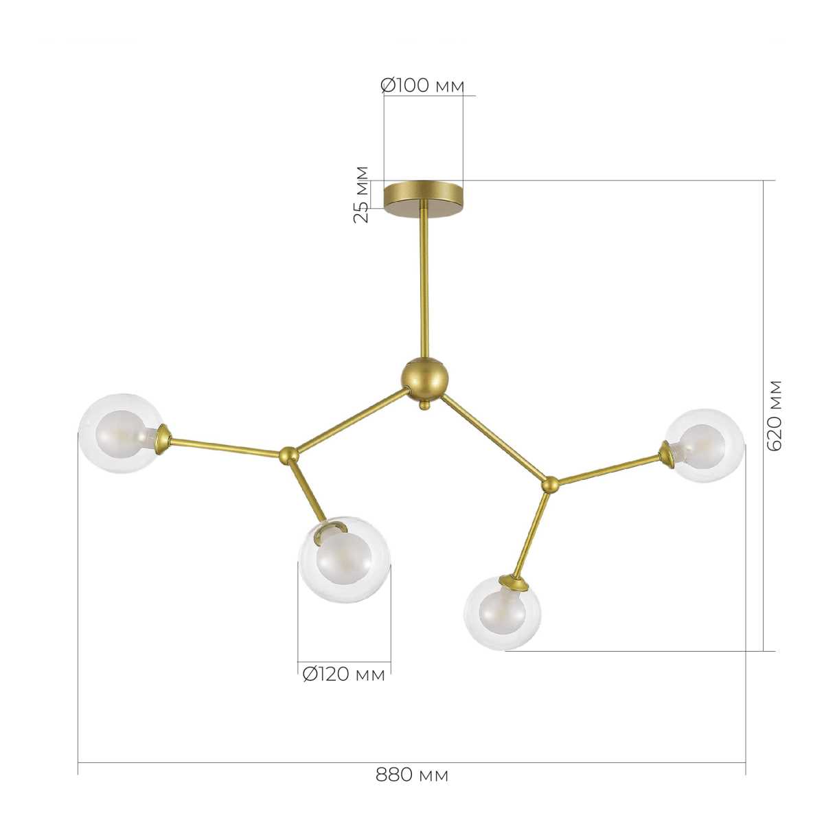 Подвесной светильник Evoluce ARCUS SLE1106-203-04