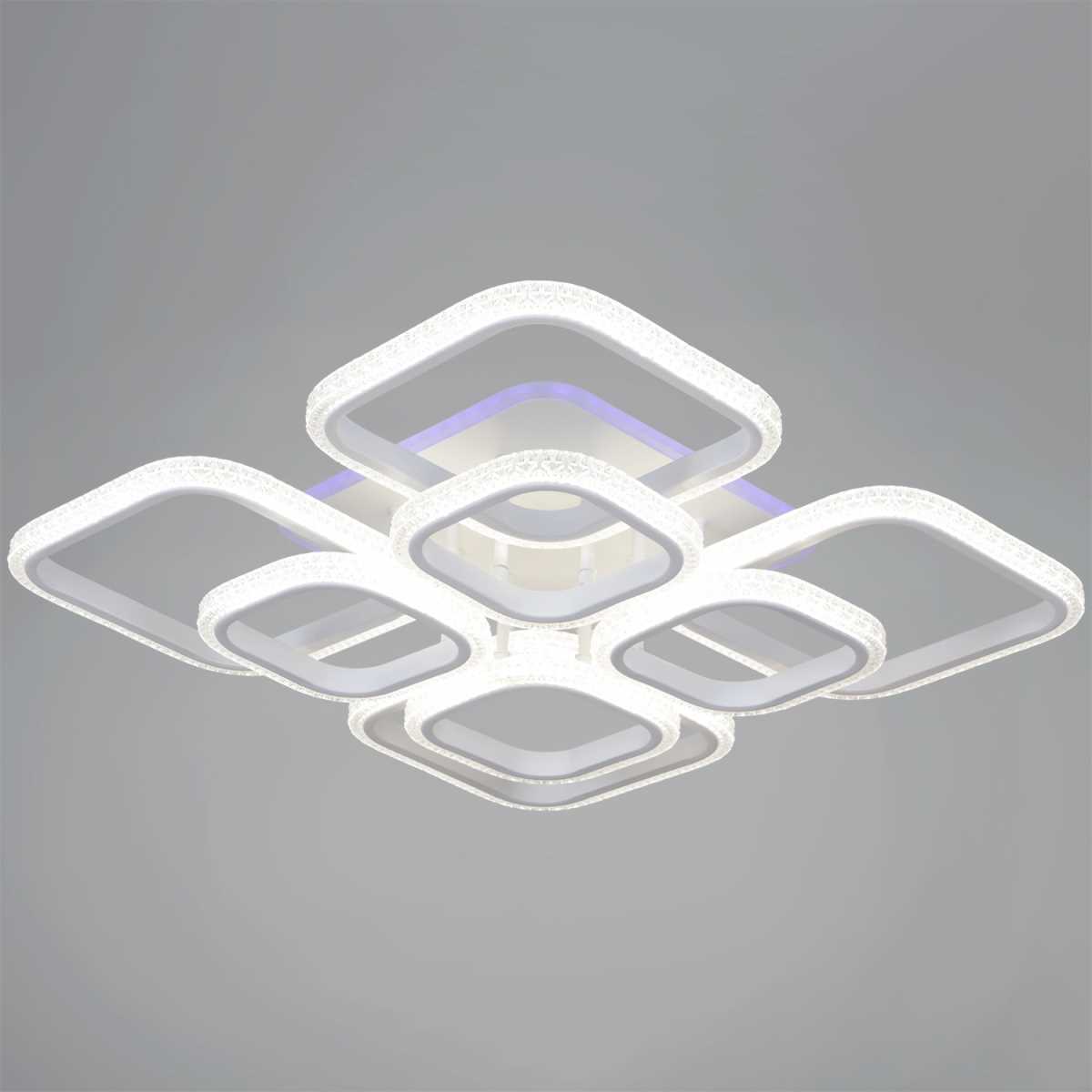 Светильник потолочный Reluce 06335-0.3-4+4A WH (RGB)