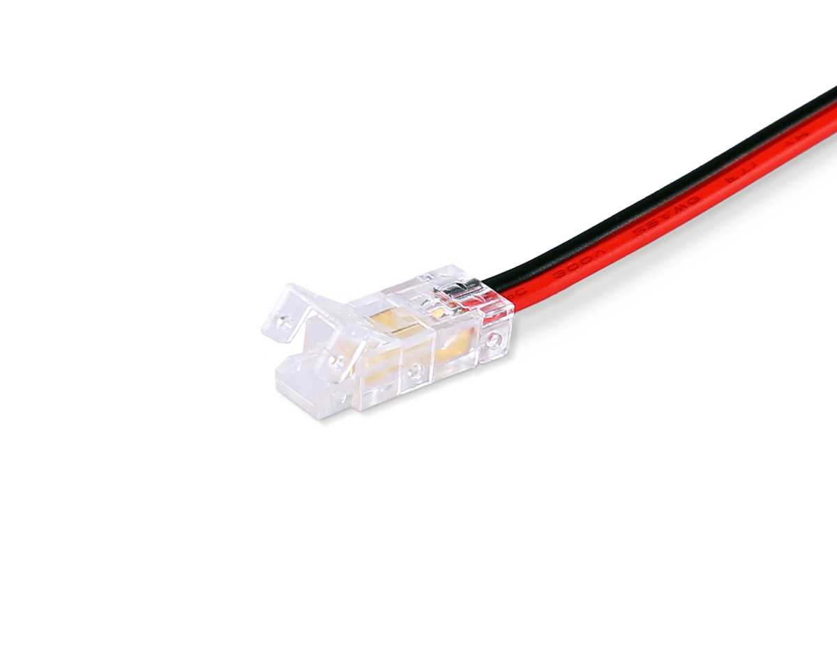Соединитель гибкий односторонний AMBRELLA LIGHT ILLUMINATION COB 12/24V для лент 5mm (2 конт.) (10шт. в комплекте) GS7373