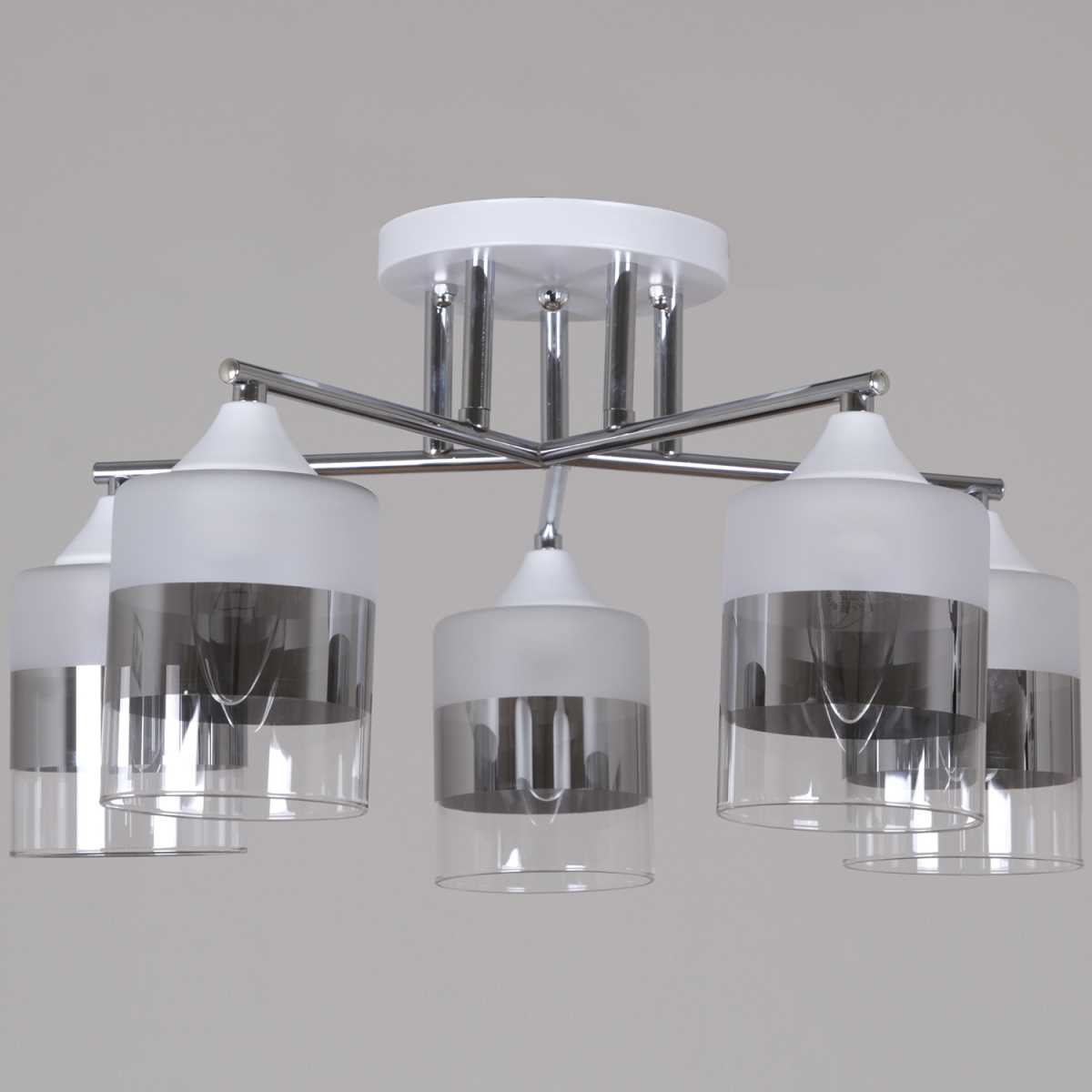 Потолочная люстра Reluce 06916-0.3-05 WH+CR