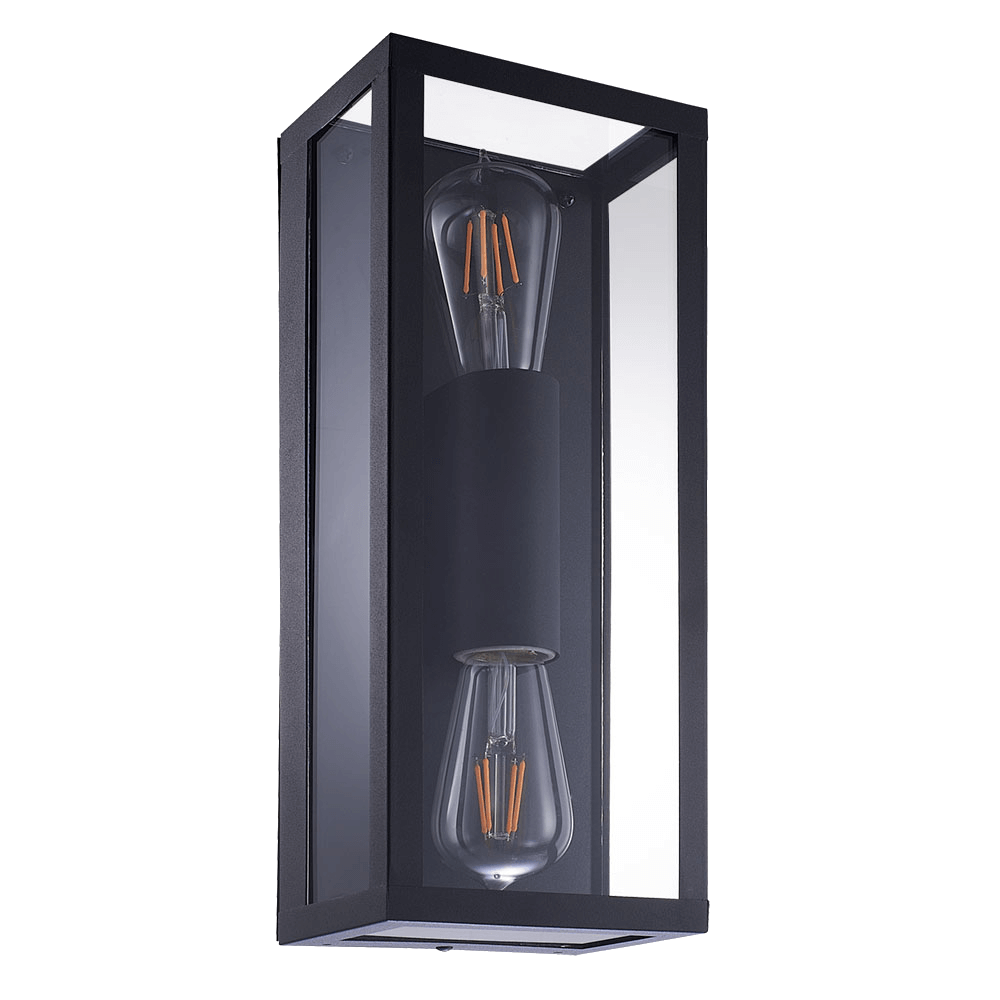 Уличный настенный светильник Arte Lamp Belfast A4569AL-2BK