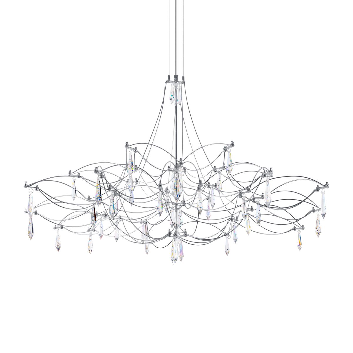 Подвесная люстра Loft IT Mira 10590/1000 Silver Asfour