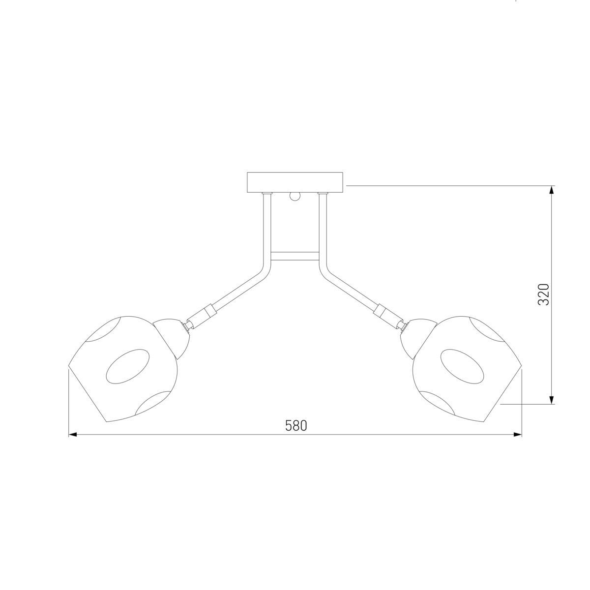 Потолочная люстра Eurosvet Marci 30164/5 хром