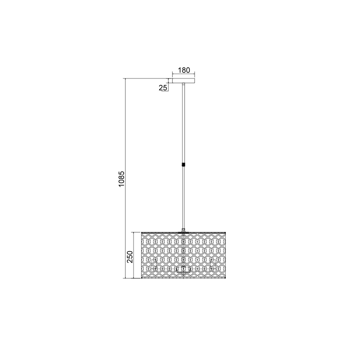 Подвесная люстра Vele Luce Essenziale VL4055P06