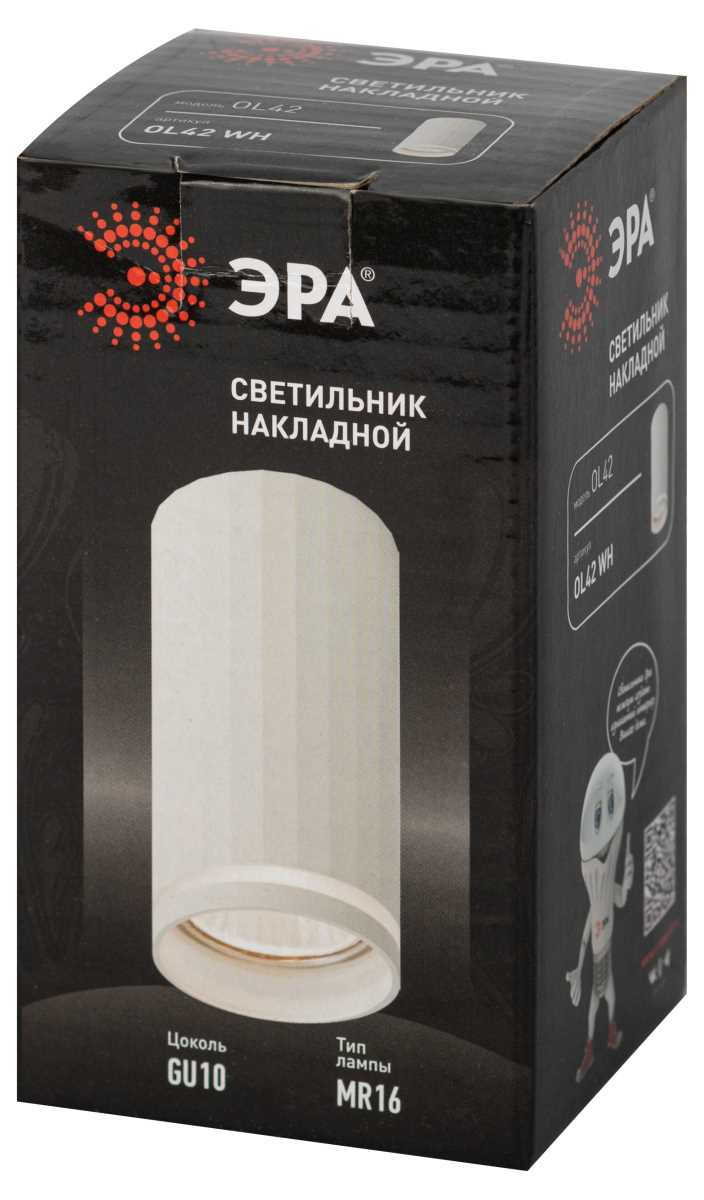 Настенно-потолочный светильник ЭРА OL42 WH Б0058487