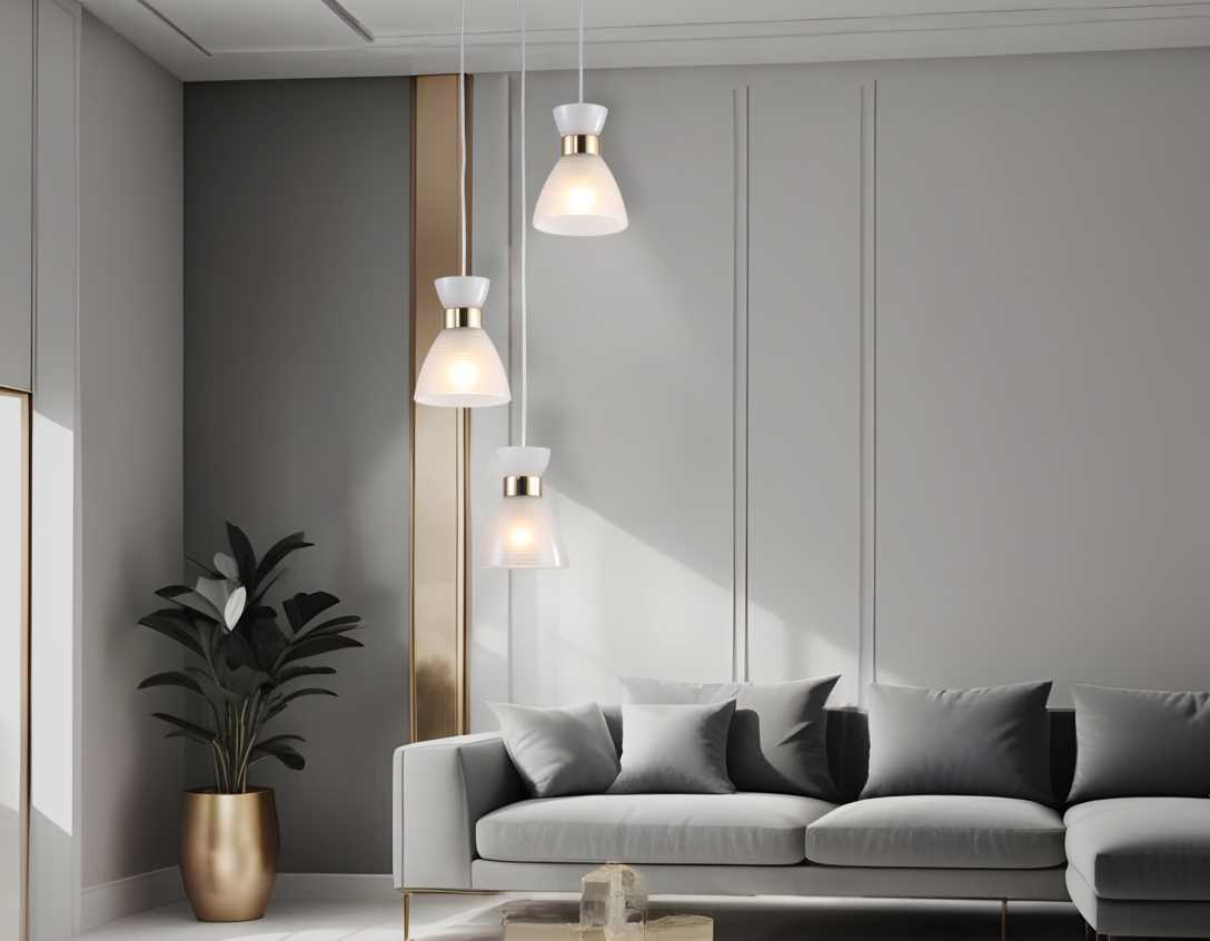 Светильник подвесной со стеклянными плафонами Ambrella light Traditional TR3402