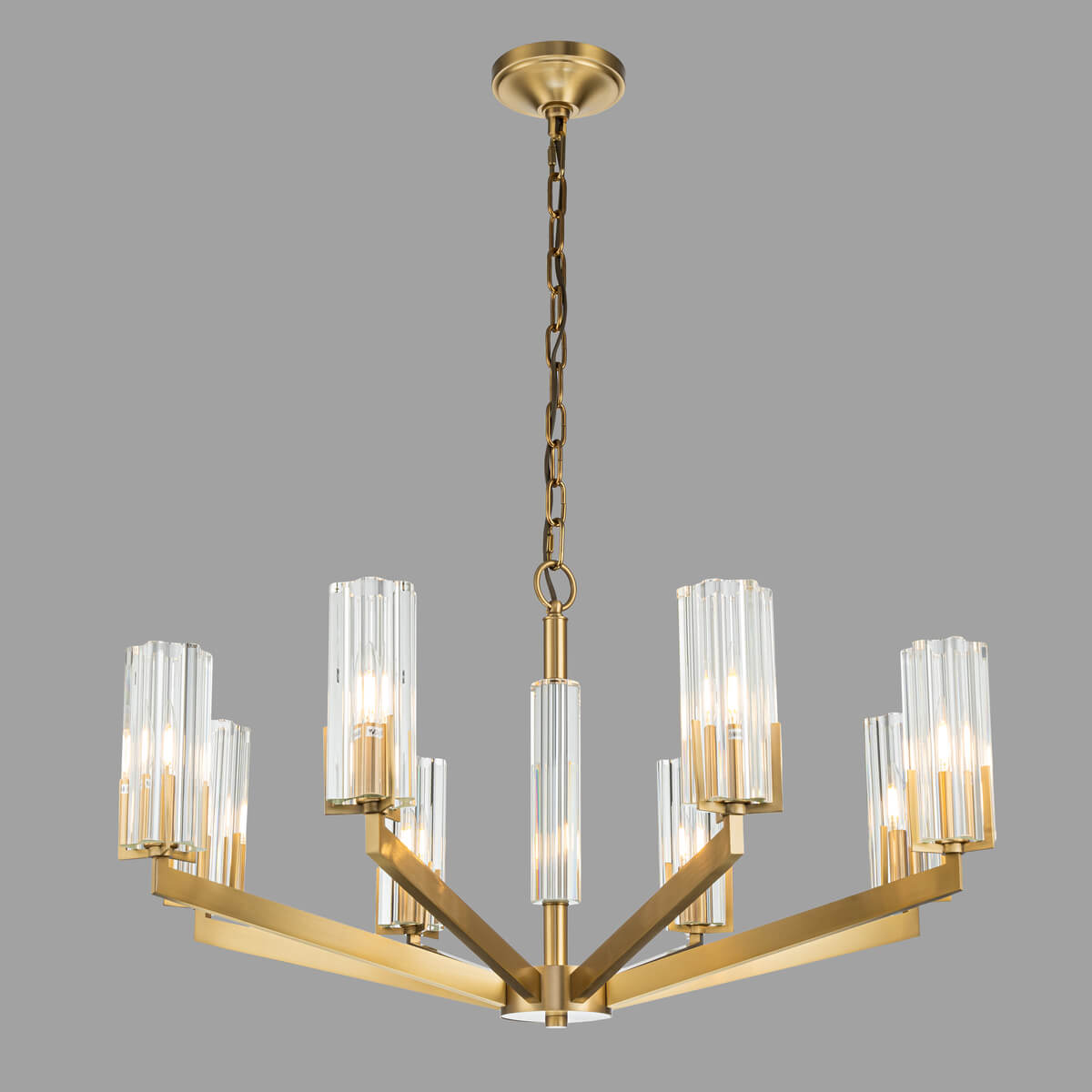 Подвесная люстра Belfast Malone 6035-8 BR CL