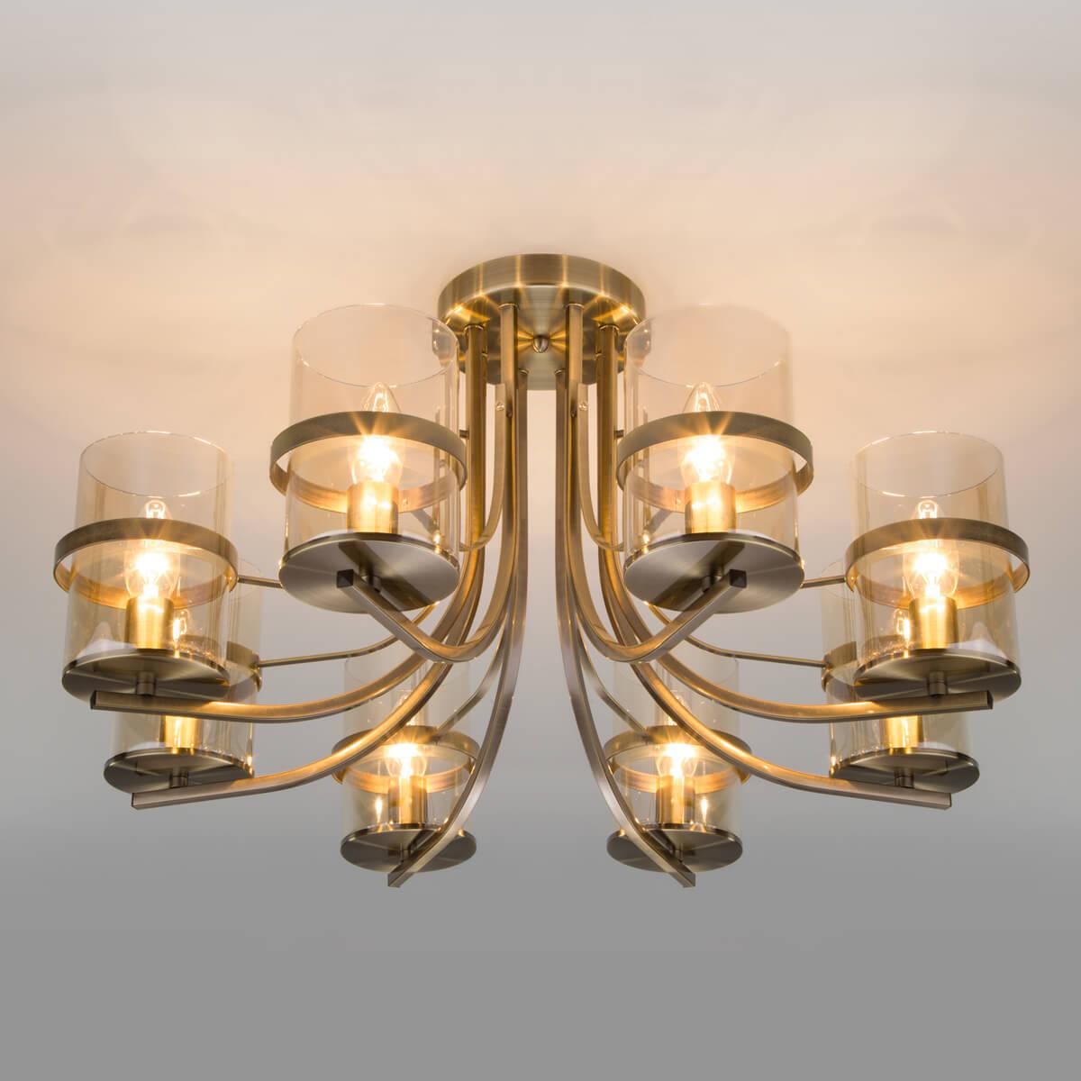 Потолочная люстра Eurosvet 60085/8 античная бронза