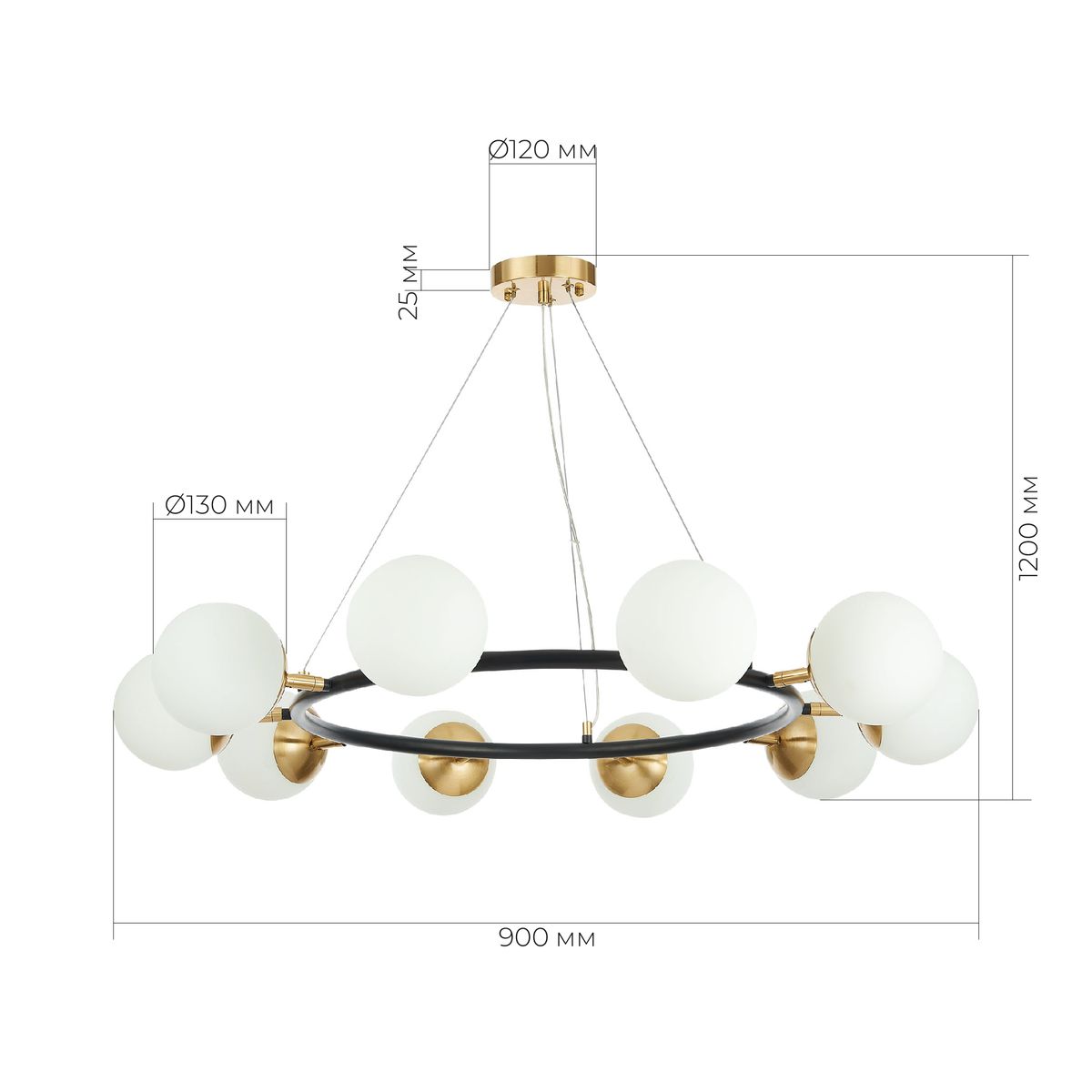 Подвесная люстра Evoluce FORLI SLE220403-10