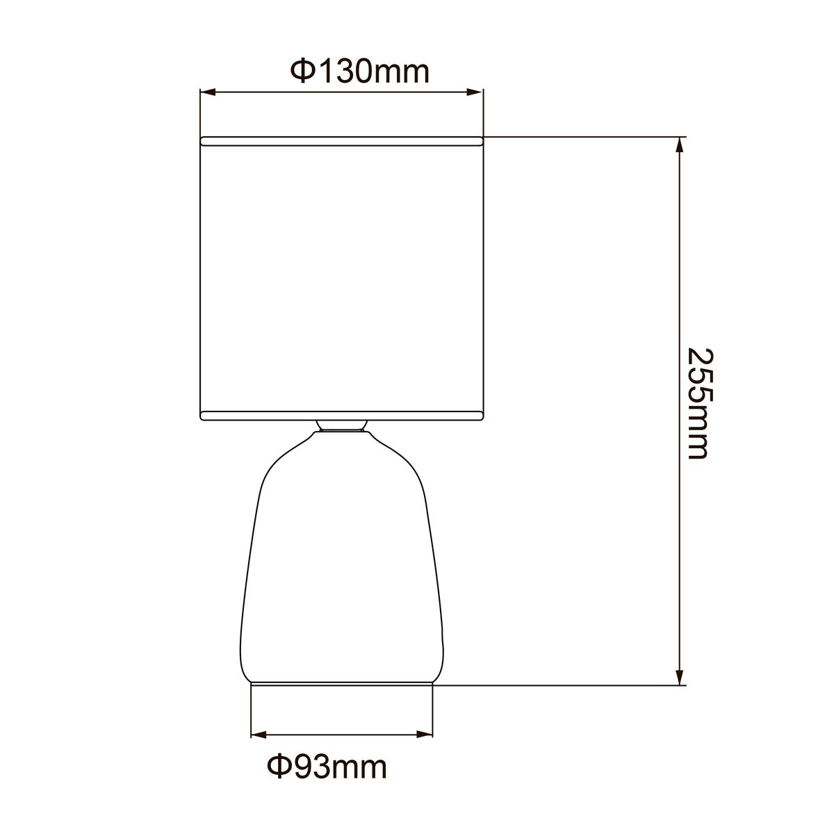 Настольная лампа Uniel UML-B305 E14 White UL-00012419