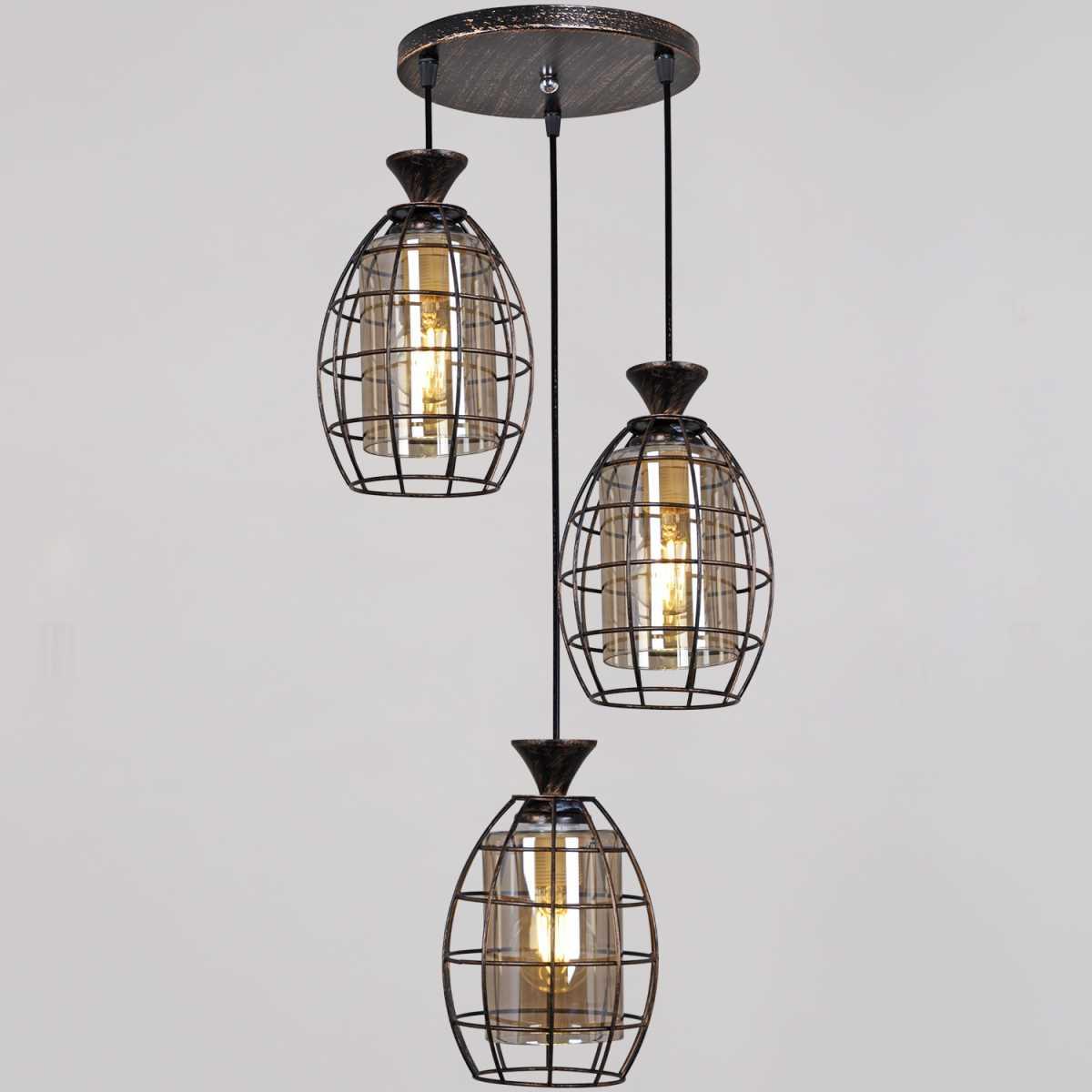 Потолочный светильник Reluce 03525-0.9-03 BK+GD