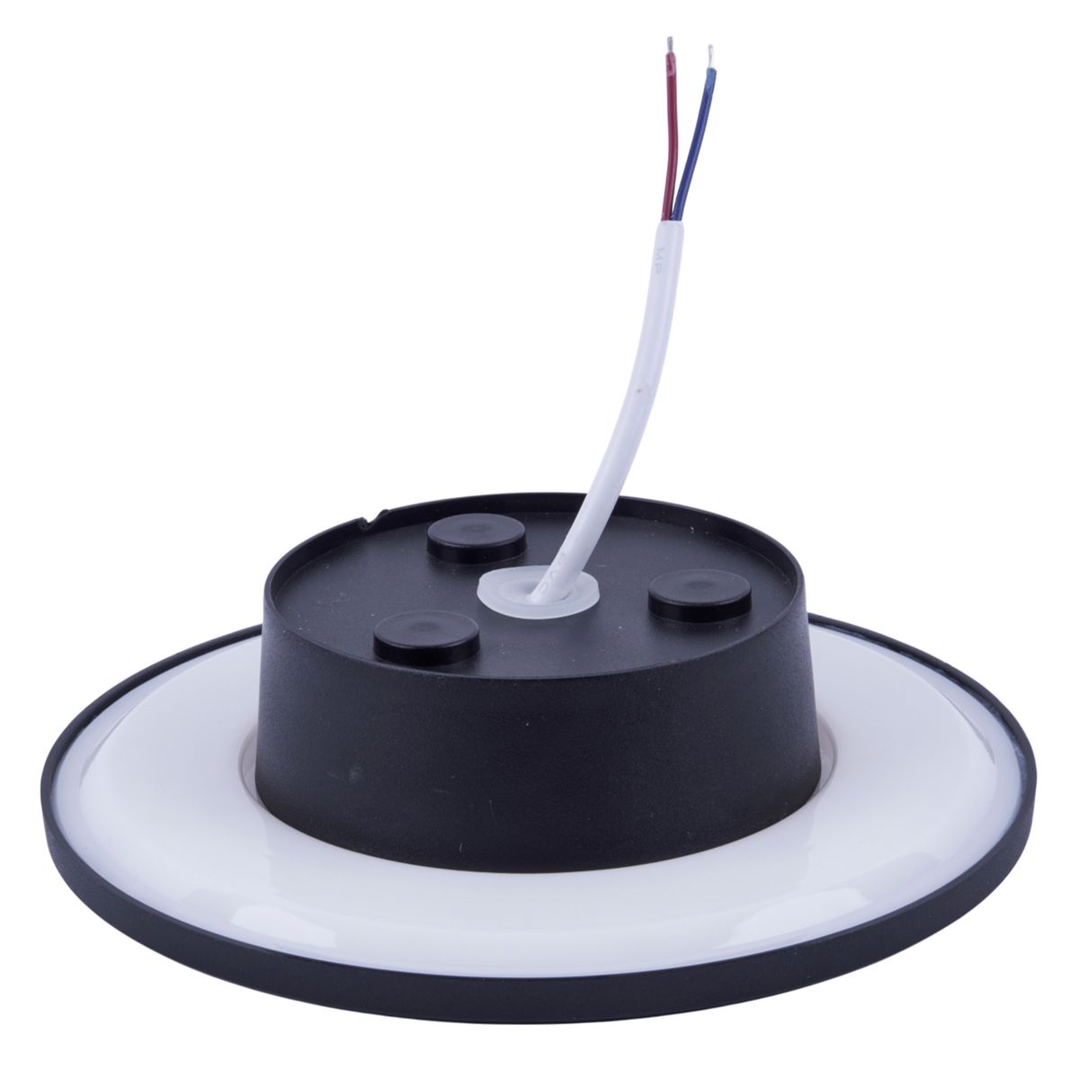 Уличный накладной светильник Uniel ULU-P35R-12W/3000K+4000K+6500K/D18 IP65 BLACK UL-00013632